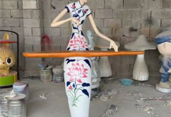 彩绘音乐人雕塑 酒店公园雕塑 风景区摆件