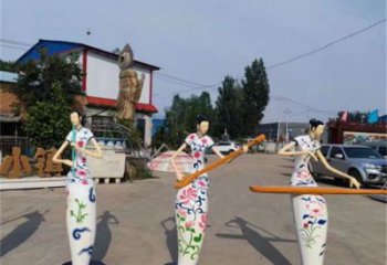 公园音乐人雕塑 酒店门口雕塑 仿真摆件