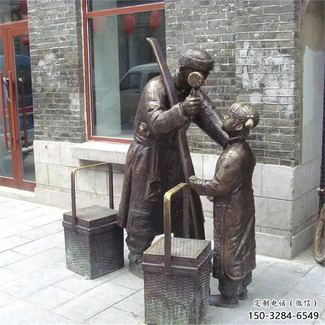 民俗商贩雕塑 酒店公园雕塑 风景区摆件 民俗商贩雕塑 酒店公园雕塑 风景区摆件