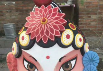 彩绘戏曲雕塑 大型城市雕塑 商业街摆件
