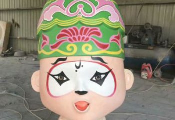 公园戏曲雕塑 酒店门口雕塑 彩绘摆件