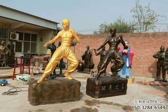 风景区李小龙雕塑 售楼处广场雕塑 仿古摆件 风景区李小龙雕塑 售楼处广场雕塑 仿古摆件
