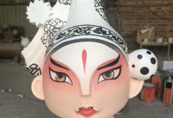 园林戏曲雕塑 田间彩绘雕塑 民俗摆件