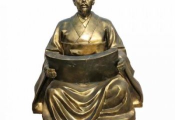 园林私塾先生雕塑 风景区学校雕塑 广场小品