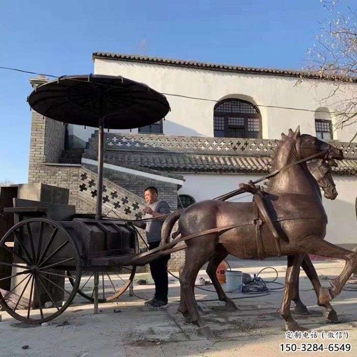 风景区马夫雕塑 售楼处广场雕塑 仿古摆件 风景区马夫雕塑 售楼处广场雕塑 仿古摆件