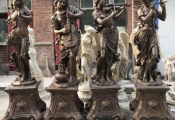 民俗四季女神雕塑 酒店公园雕塑 风景区摆件