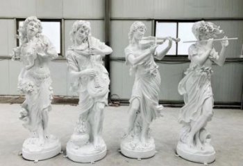 园林四季女神雕塑 风景区民俗雕塑 广场小品
