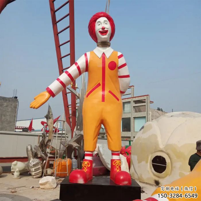 店门口小丑雕塑 创意景观雕塑 民俗摆件 店门口小丑雕塑 创意景观雕塑 民俗摆件