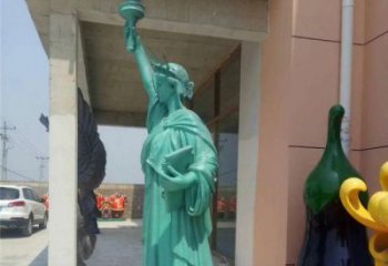 门口胜利女神雕塑 售楼处民俗雕塑 彩绘小品