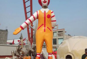 店门口小丑雕塑 创意景观雕塑 民俗摆件