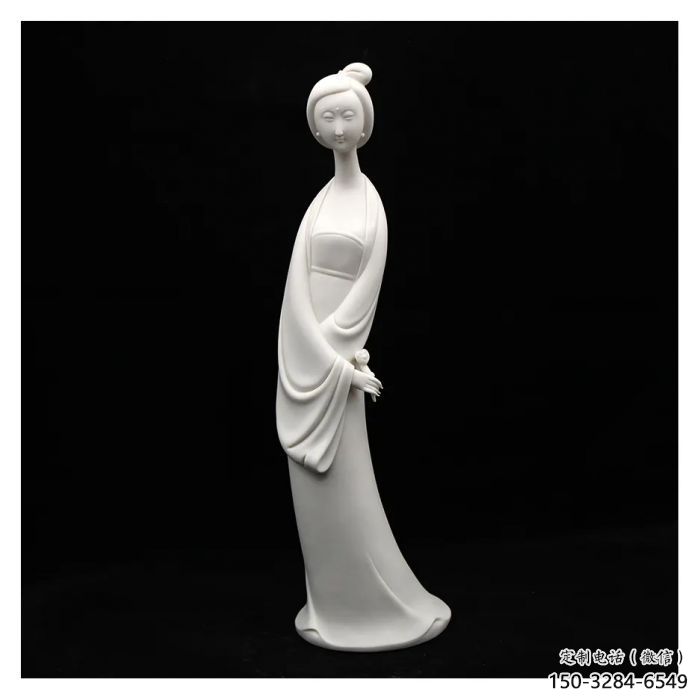 广场仕女雕塑 公园古代雕塑 抽象摆件
