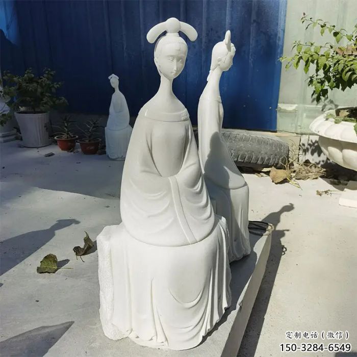 园林仕女雕塑制作 风景区古代雕塑 广场小品 园林仕女雕塑制作 风景区古代雕塑 广场小品