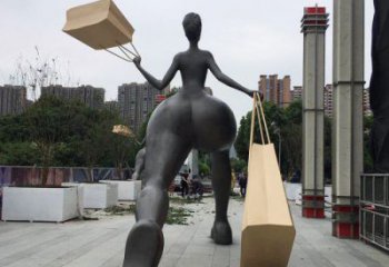 商业街美女雕塑 售楼处雕塑 古代摆件