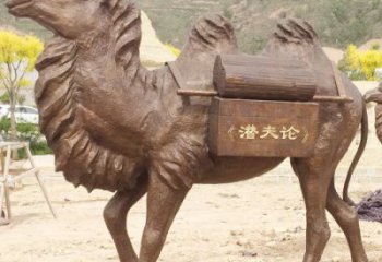 彩绘丝绸之路雕塑 大型城市雕塑 商业街摆件