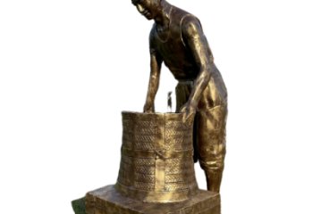 广场茶马古道雕塑 公园古代雕塑 抽象摆件