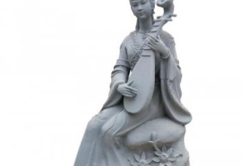 创意天女散花雕塑 步行街店门口雕塑 神话小品