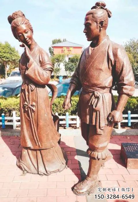 园林牛郎织女雕塑 风景区神话雕塑 广场小品 园林牛郎织女雕塑 风景区神话雕塑 广场小品