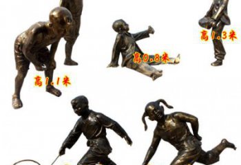 公园孩子雕塑 酒店门口雕塑 彩绘摆件