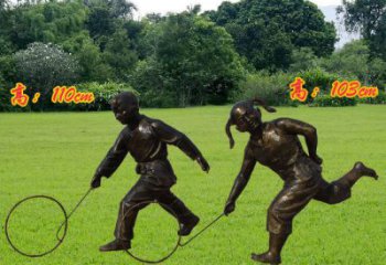 商业街孩子雕塑 售楼处雕塑 童趣摆件