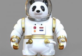 酒店太空人雕塑 庭院航天雕塑 彩绘小品