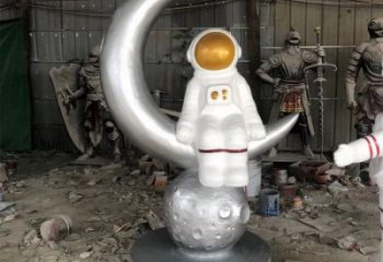 售楼处太空人雕塑 商业街雕塑 航天摆件
