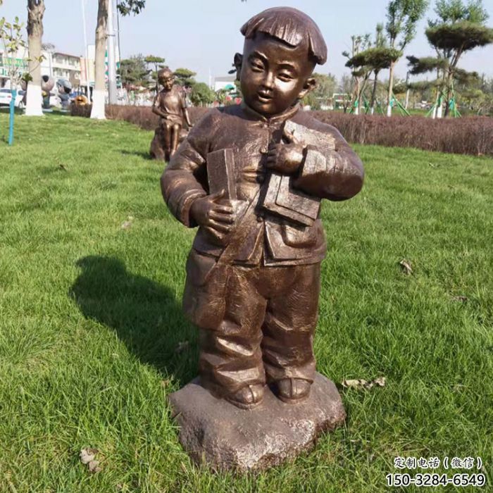 街头小孩子雕塑加工 大型别墅区玩耍雕塑 黄铜童趣雕塑 街头小孩子雕塑加工 大型别墅区玩耍雕塑 黄铜童趣雕塑