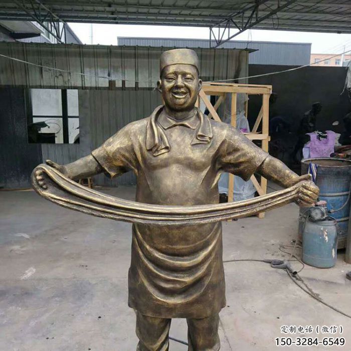 仿铜厨师雕塑 餐饮店卡通雕塑 户外动漫雕塑 仿铜厨师雕塑 餐饮店卡通雕塑 户外动漫雕塑