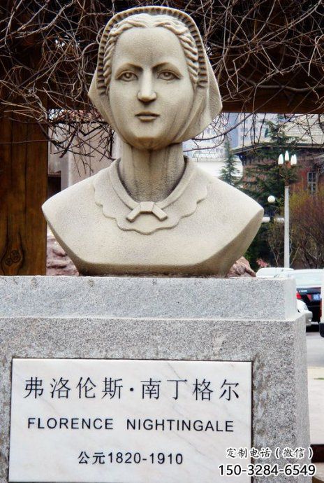 烤漆南丁格尔雕塑厂家 仿铜名人雕塑 室内胸像雕塑 烤漆南丁格尔雕塑厂家 仿铜名人雕塑 室内胸像雕塑