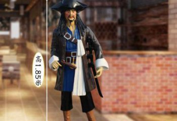 大门口海盗雕塑生产 公园卡通雕塑 仿真动漫雕塑