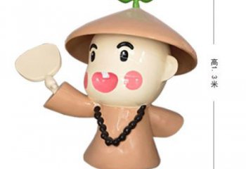 承接小和尚雕塑 步行街儿童雕塑 大型肖像雕塑