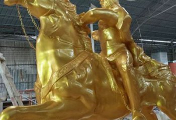 部队武士雕塑厂 景观美陈古代雕塑 喷漆人物雕塑