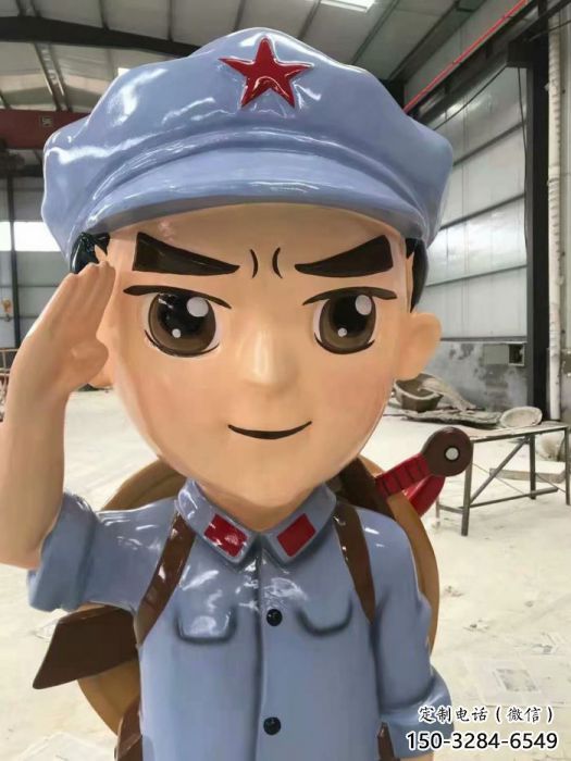 部队红军雕塑效果图 景观美陈革命雕塑 喷漆抗战雕塑 部队红军雕塑效果图 景观美陈革命雕塑 喷漆抗战雕塑