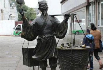 商场小贩雕塑加工 民俗雕塑 店门口小品