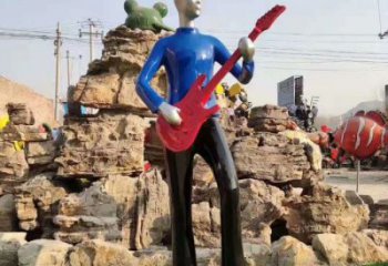吹拉弹唱雕塑 切面灯光音乐雕塑 政府音乐人雕塑厂
