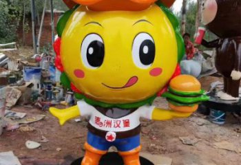 售楼处玩偶雕塑厂家 商业街雕塑 卡通摆件