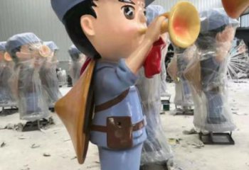 别墅区交警雕塑厂 大型别墅区士兵雕塑 剪影军人雕塑