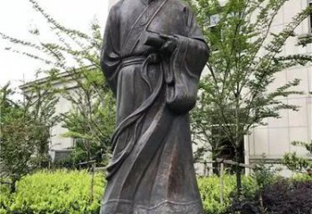 园林张仲景雕塑厂 大型景观药王雕塑 中式名医雕塑
