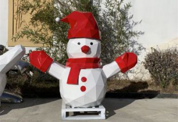 城市雪人雕塑厂家 风景区彩绘雕塑 抽象摆件