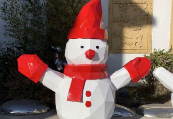 酒店雪人雕塑厂 庭院卡通雕塑 彩绘小品
