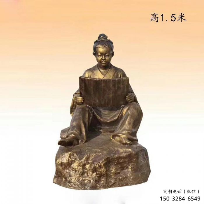 大型老人雕塑生产 欧式步行街摆件 彩绘古代雕塑