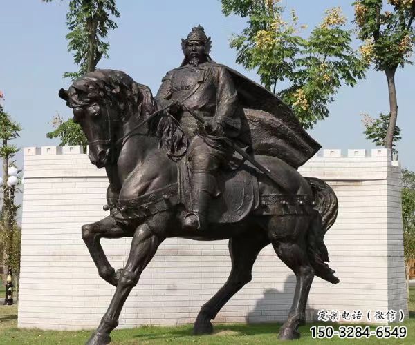 仿古岳飞雕塑 草地名人雕塑 房地产肖像雕塑厂家 仿古岳飞雕塑 草地名人雕塑 房地产肖像雕塑厂家
