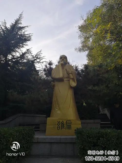 玻璃钢扁鹊雕塑 创意名医雕塑 仿铜药王雕塑 玻璃钢扁鹊雕塑 创意名医雕塑 仿铜药王雕塑