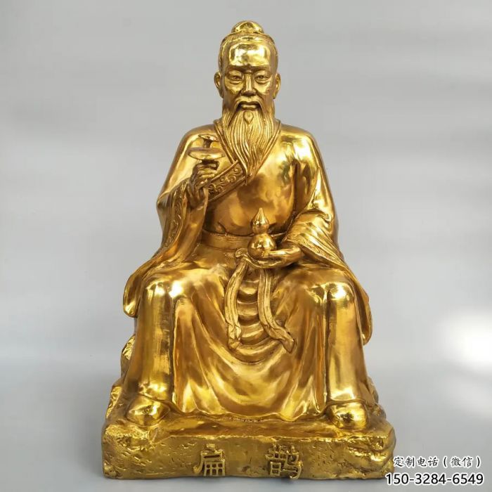 玻璃钢扁鹊雕塑 中式村口名医雕塑 景观药王雕塑 玻璃钢扁鹊雕塑 中式村口名医雕塑 景观药王雕塑