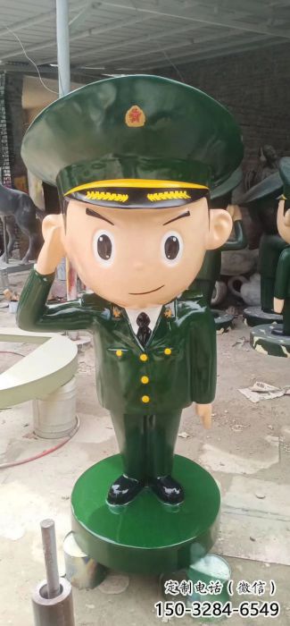 创意武警雕塑 玻璃钢警察雕塑 公园战士雕塑 创意武警雕塑 玻璃钢警察雕塑 公园战士雕塑