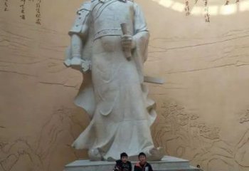 公园岳飞雕塑厂家 仿古公园名人雕塑 景观肖像雕塑