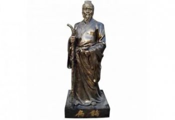 玻璃钢扁鹊雕塑 欧式步行街名医雕塑 大型商场药王雕塑