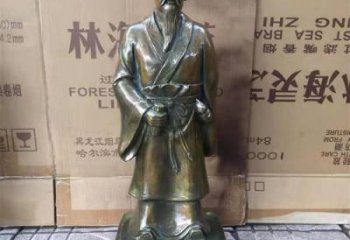 中式扁鹊雕塑 玻璃钢名医雕塑 仿古药王雕塑