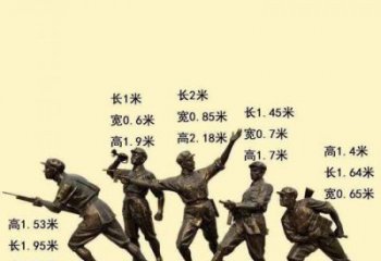 抽象武警雕塑 玻璃钢警察雕塑 室内战士雕塑