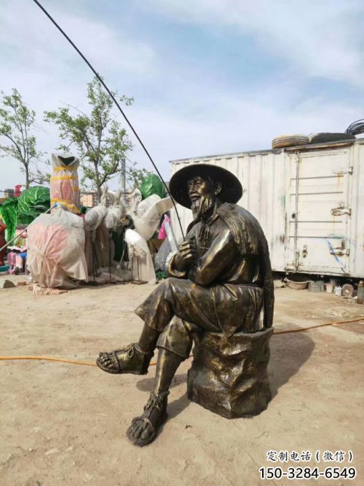 广场船夫雕塑 抽象民俗雕塑 烤漆玻璃钢雕塑 广场船夫雕塑 抽象民俗雕塑 烤漆玻璃钢雕塑
