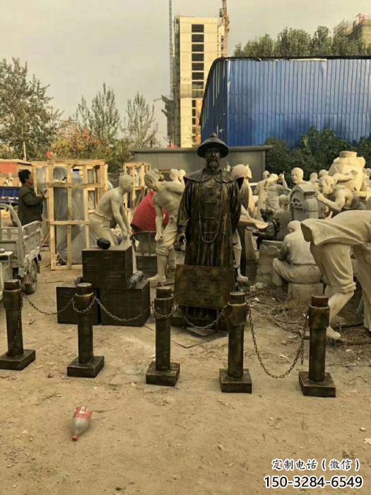 玻璃钢林则徐雕塑 步行街名人雕塑 大型商场肖像雕塑 玻璃钢林则徐雕塑 步行街名人雕塑 大型商场肖像雕塑